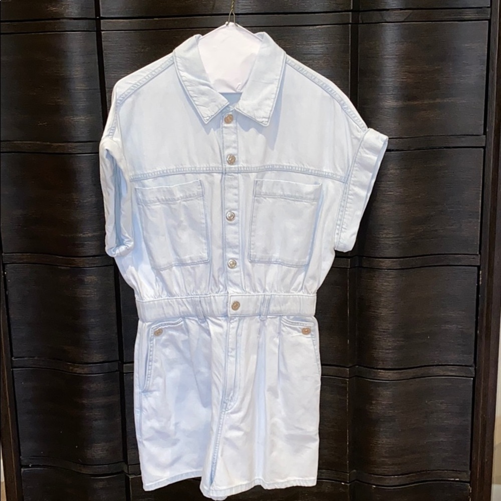 Zara denim jumpsuit